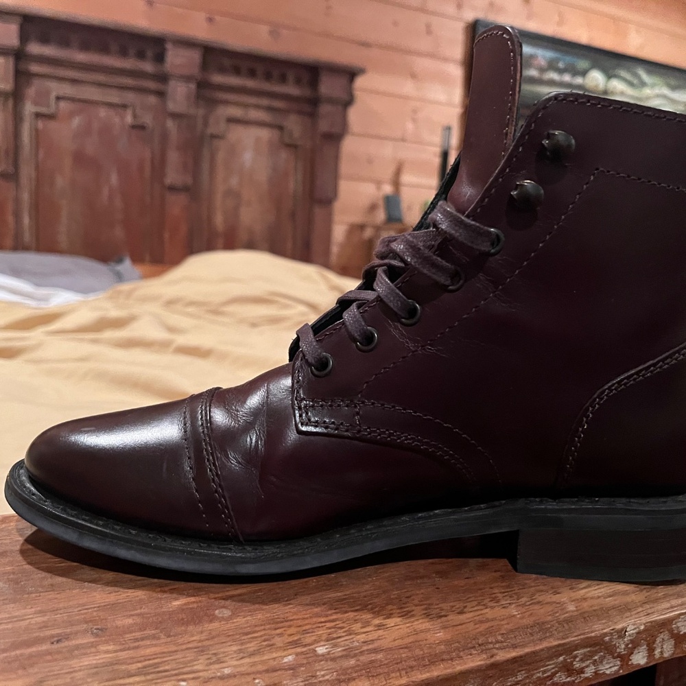 Thursday Boot Co. Captain Brown Leather, Size 8 Boots - Picture 10 of 11